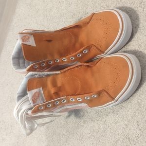 Vans hi top orange